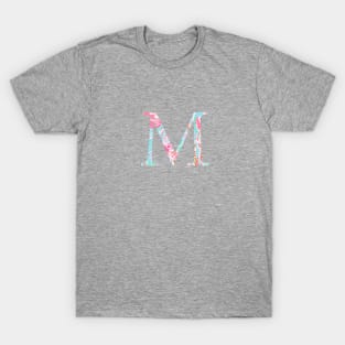 Mu Splash Greek Letter T-Shirt